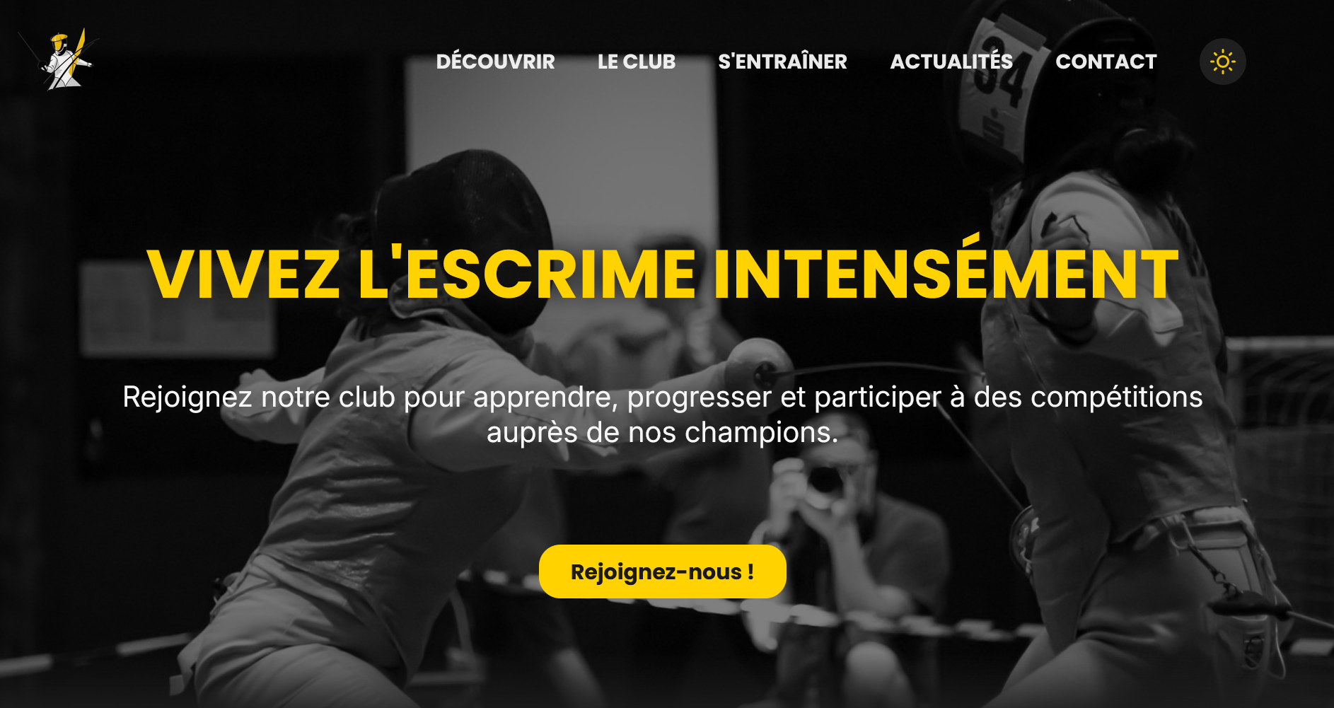 Page d'accueil de l'ATE