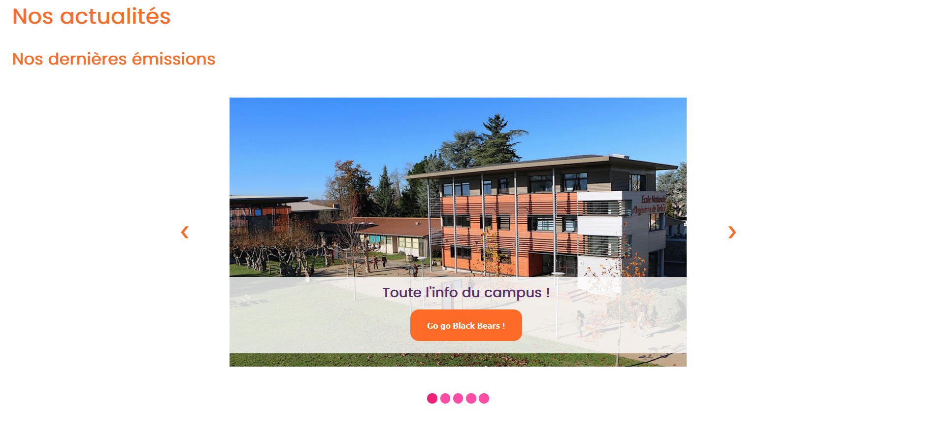 Page actualités Camp65