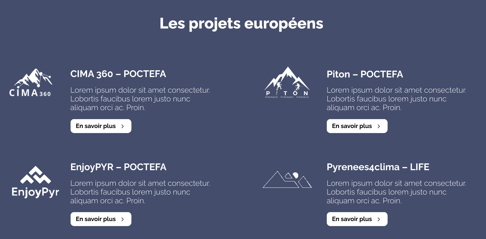 Identités visuelles harmonisées