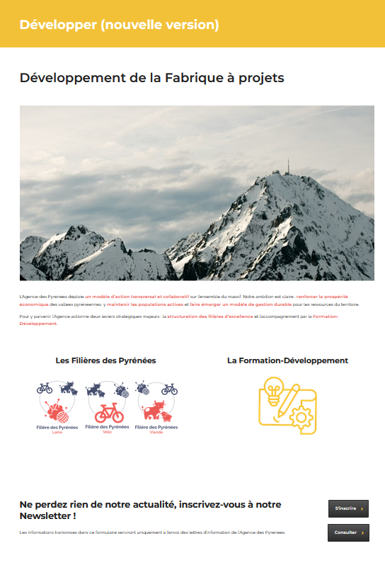 Nouvelle cohérence visuelle