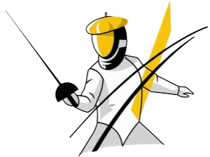 Logo de l'amicale tarbaise d'escrime