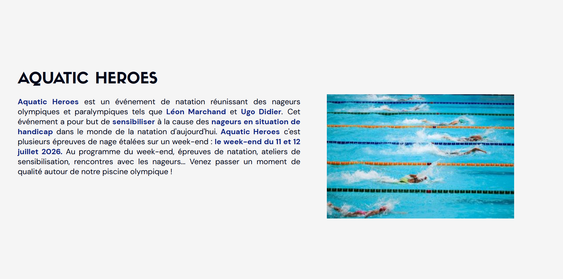 Présentation Aquatic Heroes